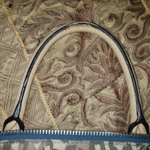 GUC - Blue Denim Guess Handbag + Matching Wallet - Picture 7 of 15